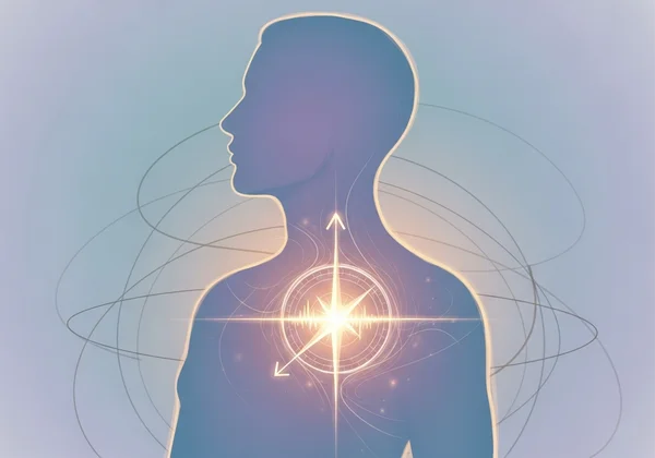 An internal compass representing one's true gender identity