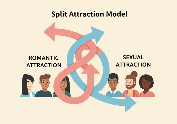 Split Attraction Model showing aligned and unaligned feelings