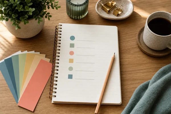 Reflection checklist notebook